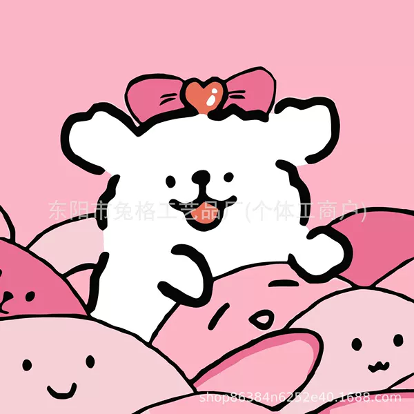 Line puppy [rabbit grid] 04