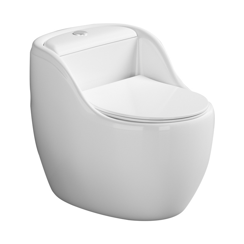 Nuevo hogar inodoro de descarga ultra-alto sifón inodoro Mute desodorante de ahorro de agua de tipo huevo de gran diámetro Baño