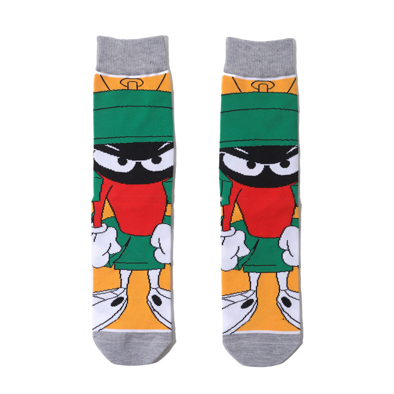 Wholesale Trendy Men'S Cotton Cartoon Tube Socks Stockists Women'S Animation Personalized Socks-5Prs 30 Img_4369