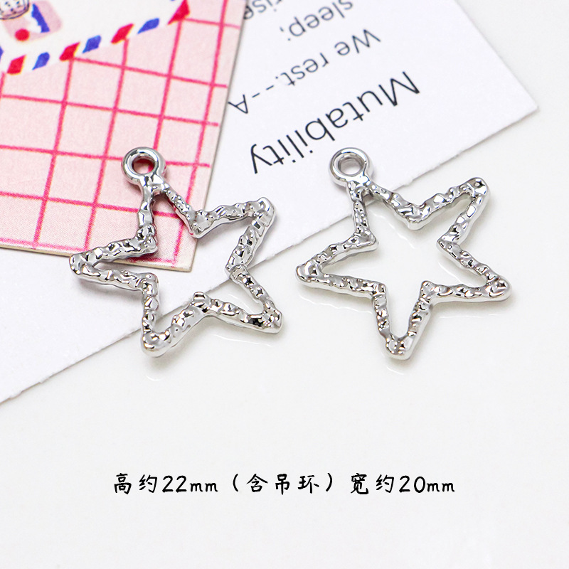 DIY百合蝶結びの愛の星梅の花のアルファベットのペンダントの手作りの材料のネックレスのブレスレットの耳のアクセサリーのペンダント|undefined