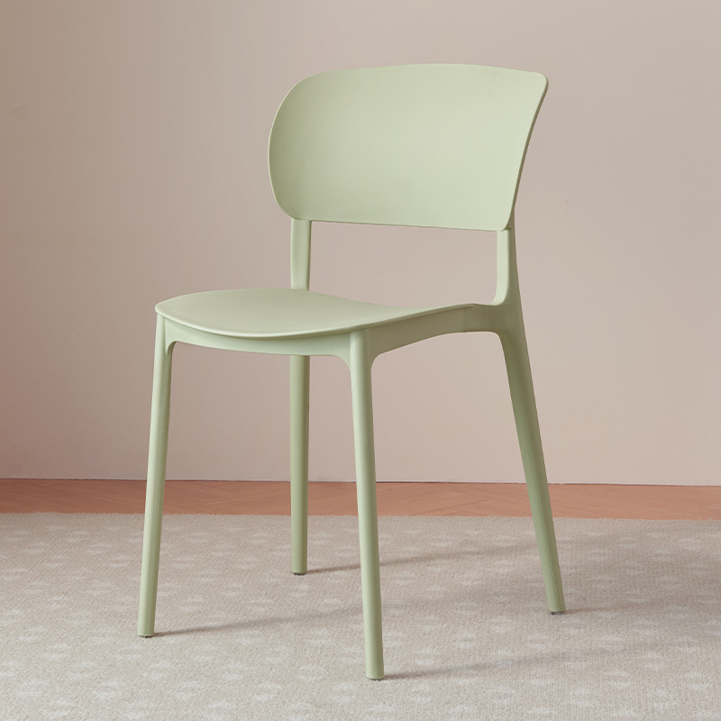 Mesa y silla de ocio de plástico PP moderna y simple macaron color red café leche té tienda de postres mesa y silla al aire libre