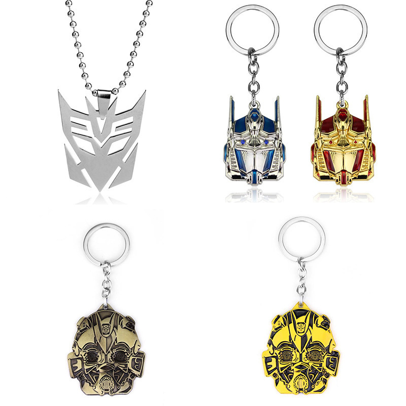 European and American Film and Television Surrounding Autobots Optimus Prime Decepticons Metal Mask Model Transformers Necklace Keychain European and American Film and Television Surrounding Autobots Optimus Prime Decepticons Metal Mask Model Transformers Necklace Keychain