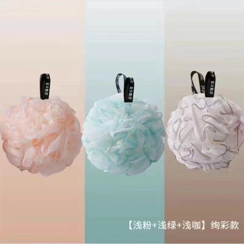 バスボール 大型バスフラワー 柔らかくて壊れにくい かわいい女の子のバスボール お風呂で背中をこする泡|undefined