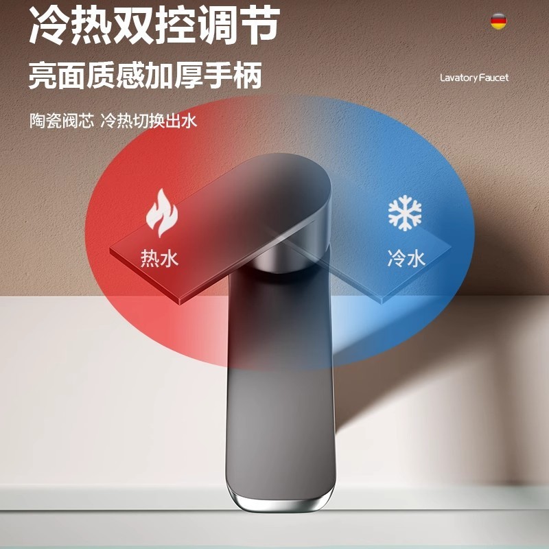 不锈钢水龙头家用冷热水洗脸盆龙头洗手池卫生间洗面盆台盆厂批发|undefined