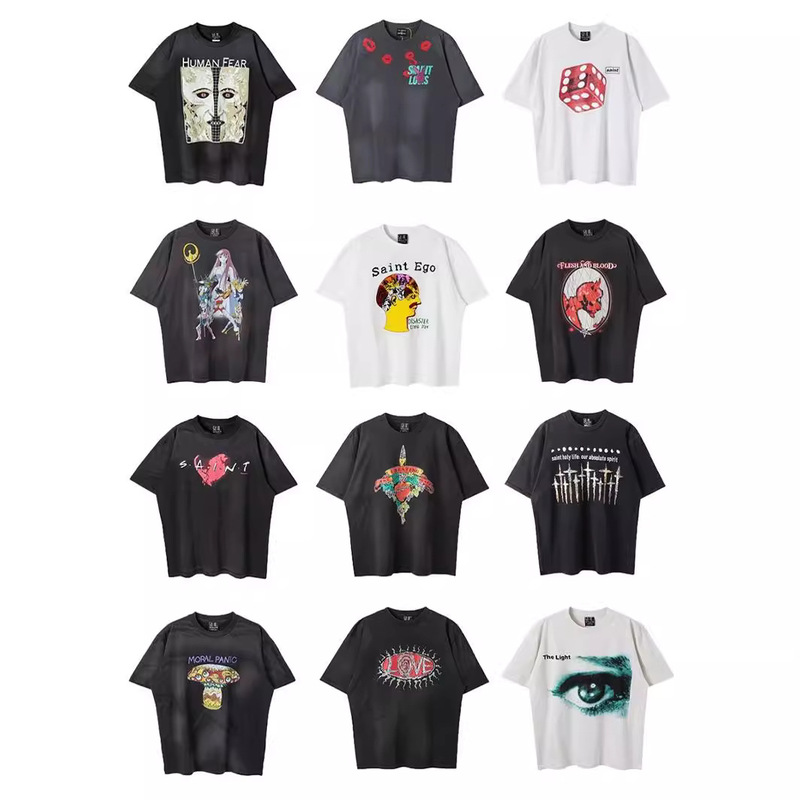 Saint Michael Vintage American Vtg Old Vintage Fog Short-Sleeved Unisex T-Shirt Trendy Brand