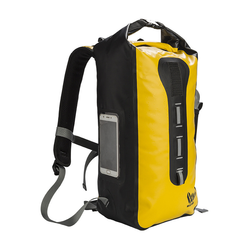 40L waterproof backpack for summer rafting, travel, camping, PVC waterproof backpack