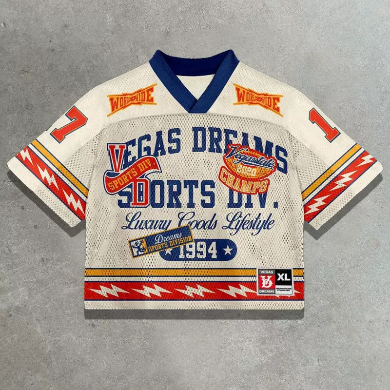 Temu跨境球衣男士T恤25新款亚马逊美国俄罗斯运动时尚网眼速干3D