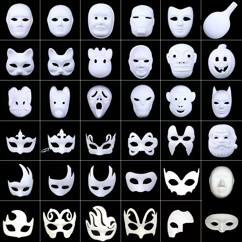 (Cross-border trading), children's mask for men and women, halloween, hand painting