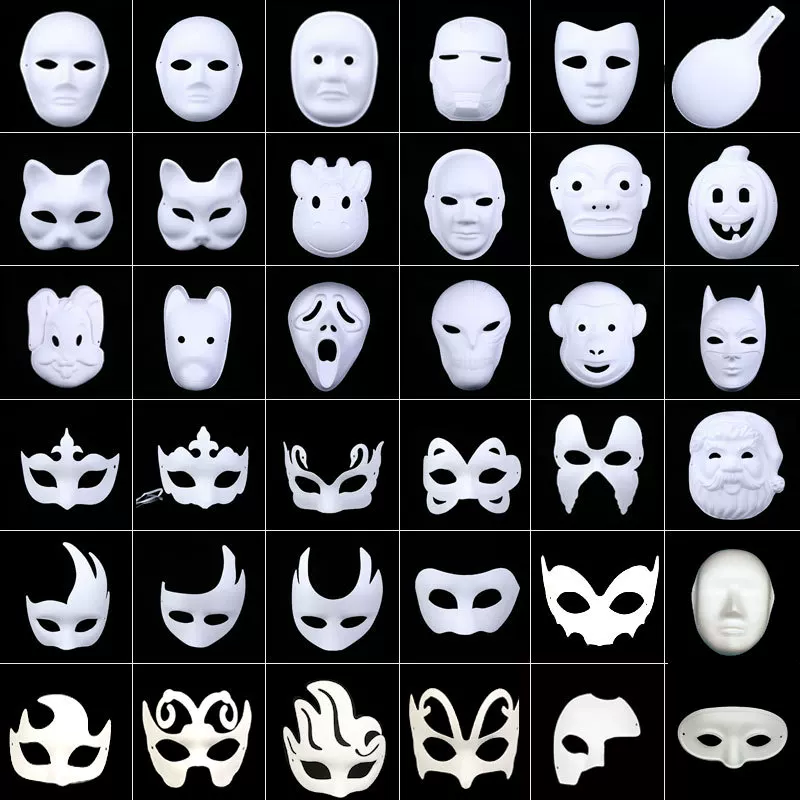 (Cross-border trading), children's mask for men and women, halloween, hand painting
