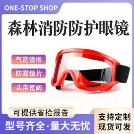 森林消防防护眼镜应急抢险救援眼镜防冲击阻燃隔热防雾眼镜