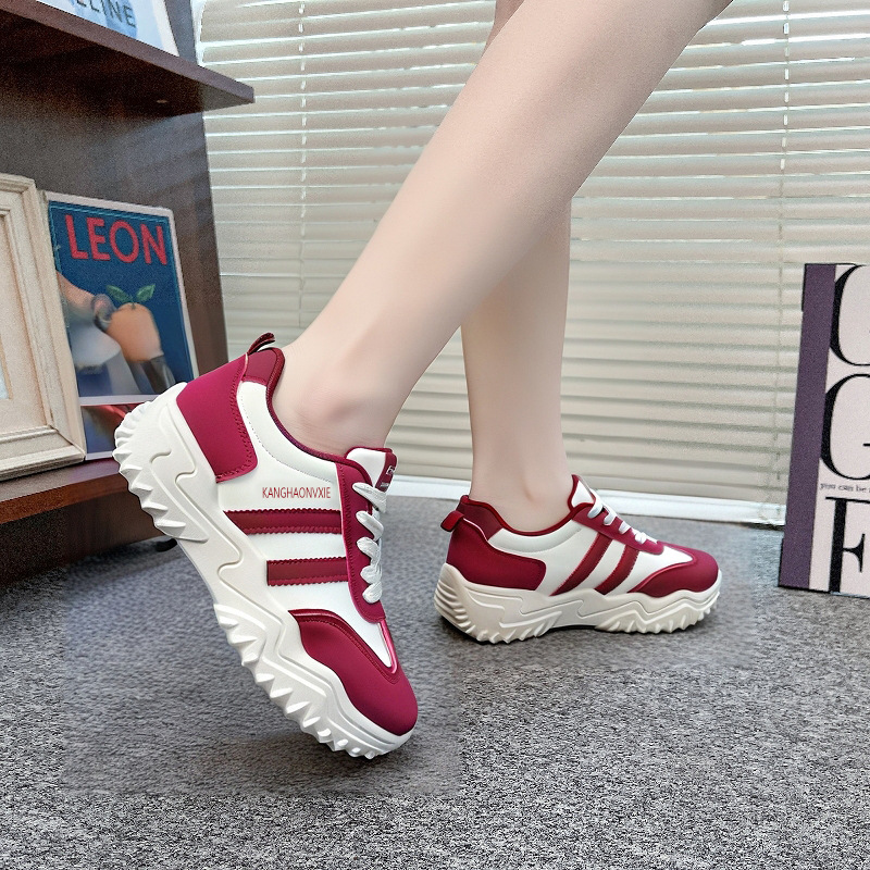 Nuevos zapatos casuales, zapatos de mujer, zapatos deportivos, zapatos de altura, zapatos de mujer, muffin, zapatos de viaje, zapatos de papá, zapatos individuales