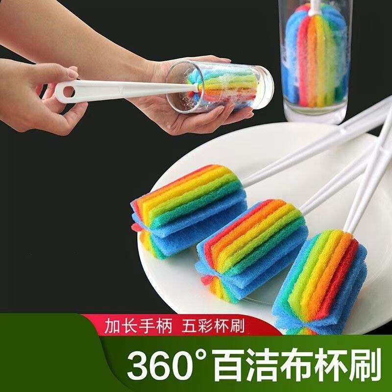Long-Handled Cup Brush, Cleaning Sponge, Rainbow Cup Brush, Cup Cleaning Tool, Baby Bottle Brush, Cleaning Brush, Sponge Brush, Long Handle Wholesale Long-Handled Cup Brush, Cleaning Sponge, Rainbow Cup Brush, Cup Cleaning Tool, Baby Bottle Brush, Cleaning Brush, Sponge Brush, Long Handle Wholesale