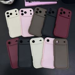 纯色天眼阶梯适用iphone17pro手机壳苹果15/16/14/17air/13promax