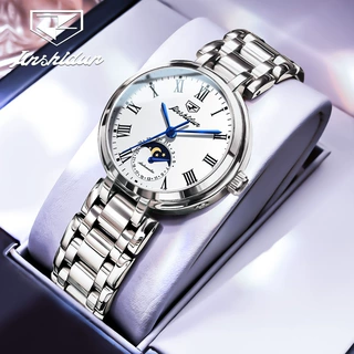 一件代发金仕盾品牌全自动机械高档女表夜光防水女生日常百搭手表