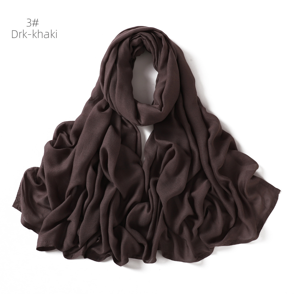 Soft Viscose Cotton Solid Color Scarf Fashion Wide Edge Thin Hijabs High Quality Headscarf Long Shawls for Muslim Woman