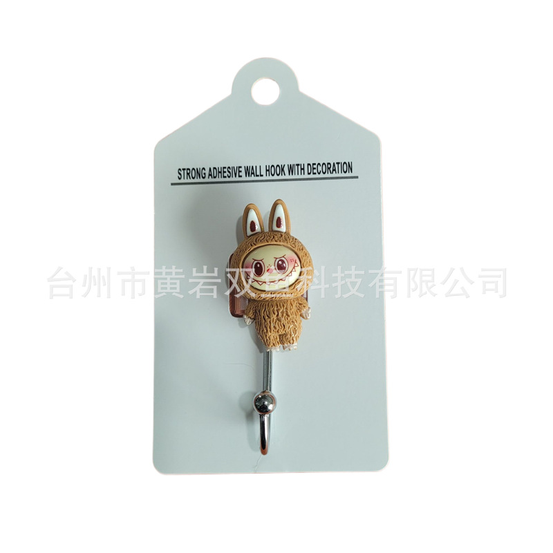 No-Drill Dopamine Hook, Animated Wall Hook, Cartoon Wall Hook, Traceless Adhesive Wall Hook