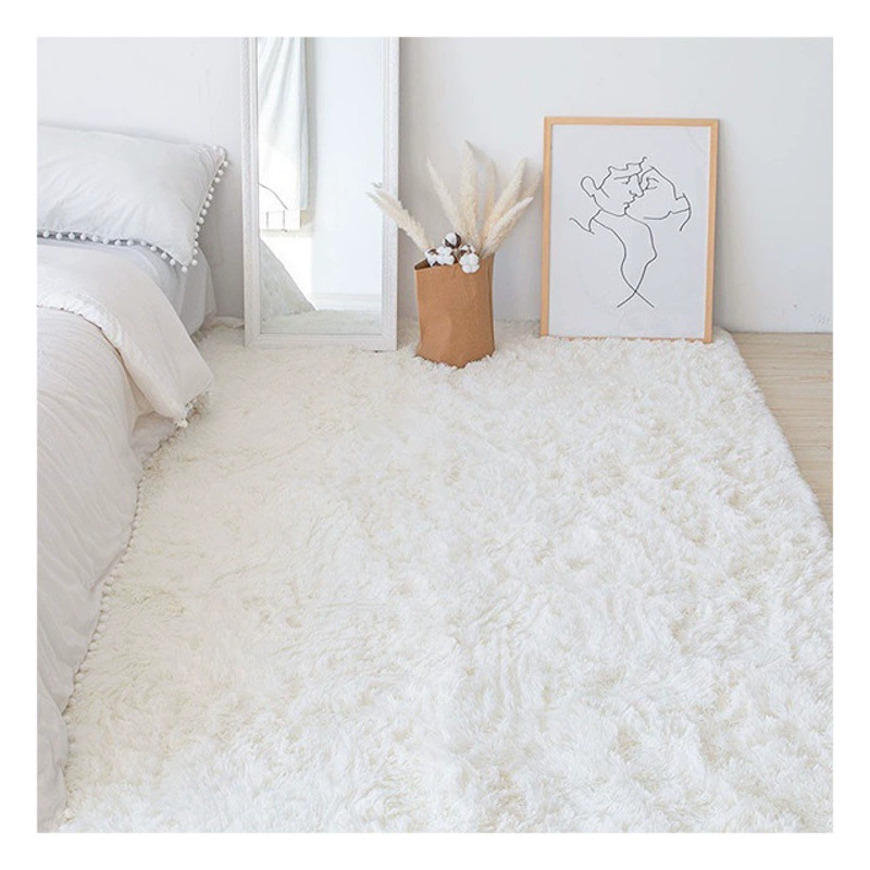 Скандинавский ковер для дома, плюшевое одеяло, диван, гостиная, оптовая продажа, шелковая шерсть, прикроватный коврик для спальни для девочек