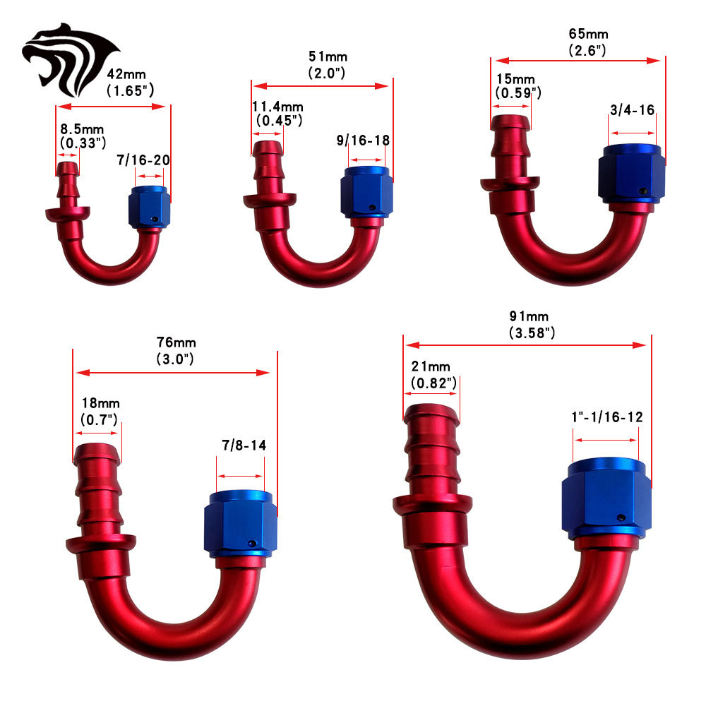 Modified Car Parts AN Tower Adapter Oil Cooler Fitting