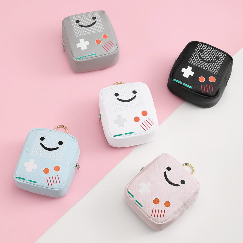 Nueva bolsa de cambio para mujeres, bolsas de tarjetas compactas para estudiantes, bolsas de monedas para niñas, lindas mini bolsas, auriculares