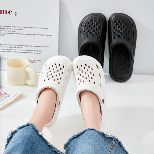 Men's Summer New Cap Toe Cooling Slippers for Couples, Travel and Rafting Shoes, Sandals with Big Head, Wholesale and Affordable