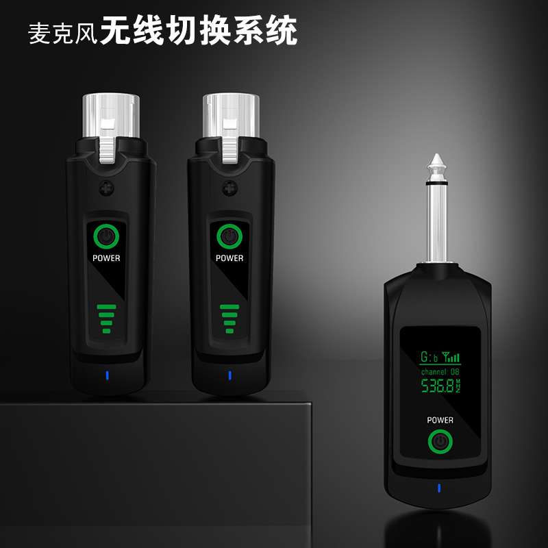 Wireless Grenade Wired Conversion Wireless Microphone System Transmitter Receiver Dynamic Handheld Microphone Uhf Converter