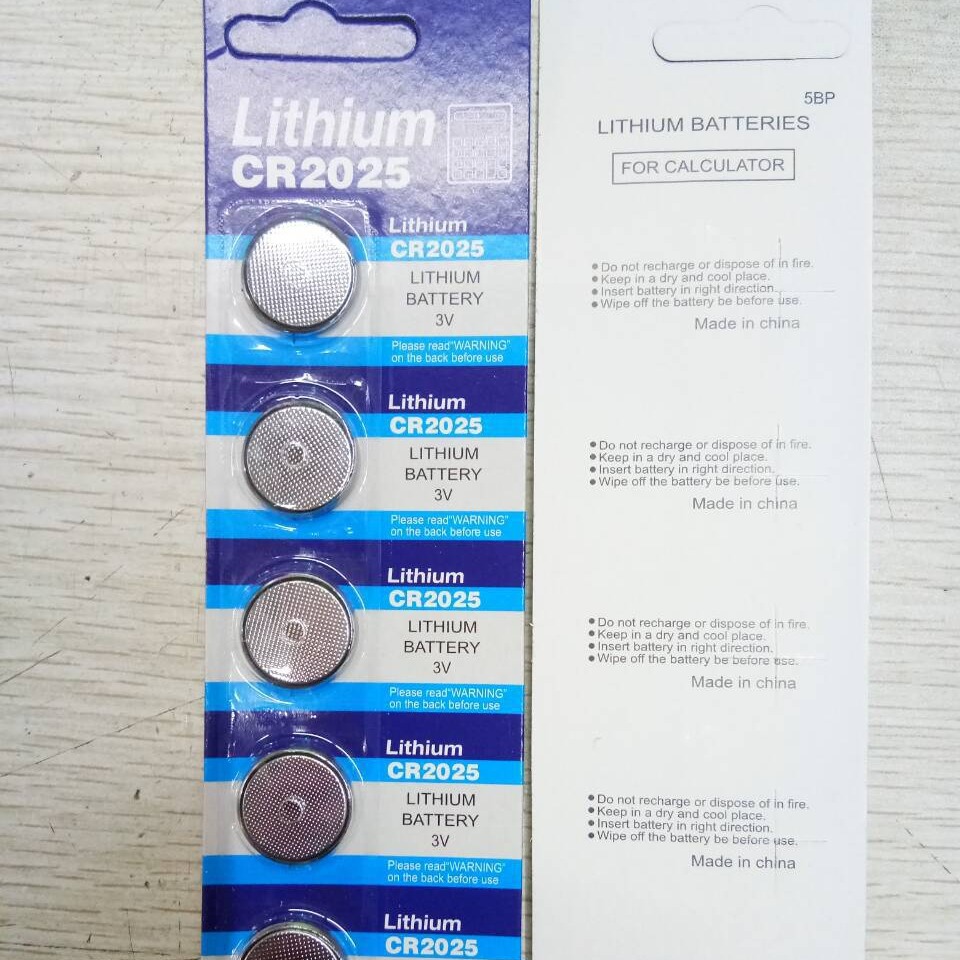 批发 CR2025 3V 纽扣电池 电子