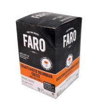 工厂专业定制精美法罗烘焙咖啡盒简便单盖自粘扣底袋装咖啡包装盒