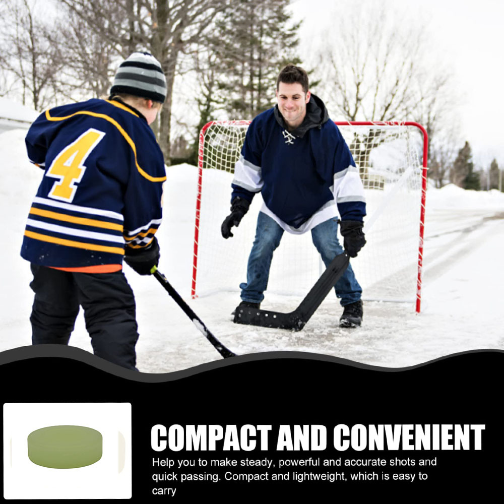 Palla da allenamento in PVC per hockey su ghiaccio luminosa da hockey su ghiaccio notturna_voghion.com