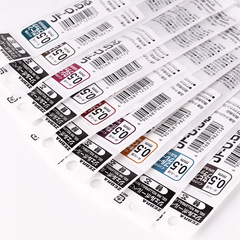 日本ZEBRA/斑馬JF-0.5復古筆芯按動中性筆替芯適用JJ15筆芯0.5mm