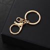 Modern and minimalistic metal keychain with zipper, car keys, accessory with accessories, wholesale