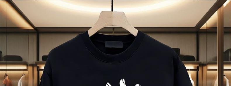 T-shirt homme coupe ample manches courtes versatile pour été_voghion.com