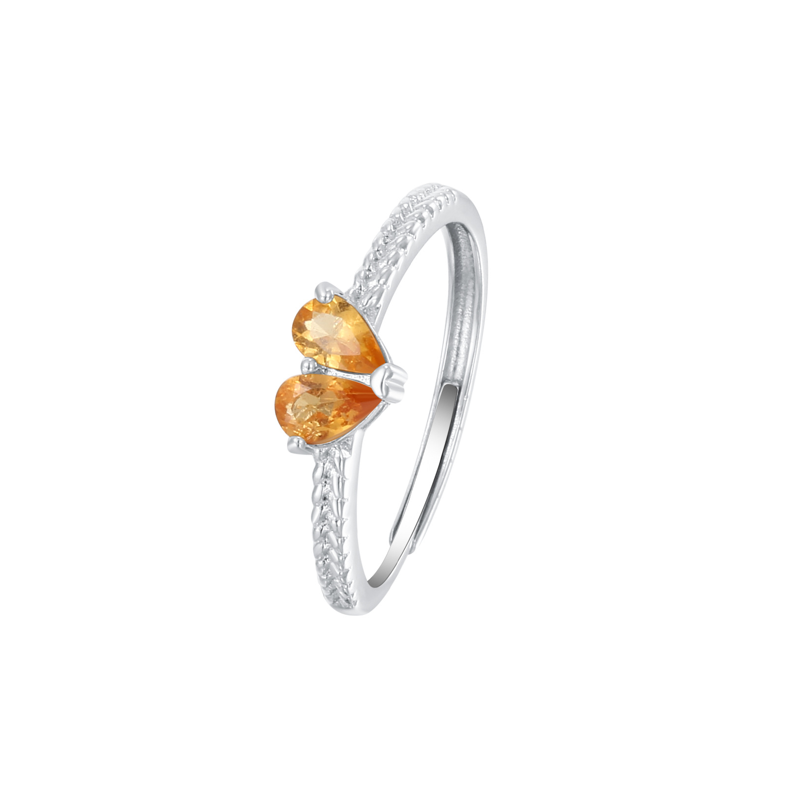Anillo de amor ins coreano piedra Fanta natural s925 anillo de plata esterlina personalidad de alto nivel femenino atmósfera simple y versátil