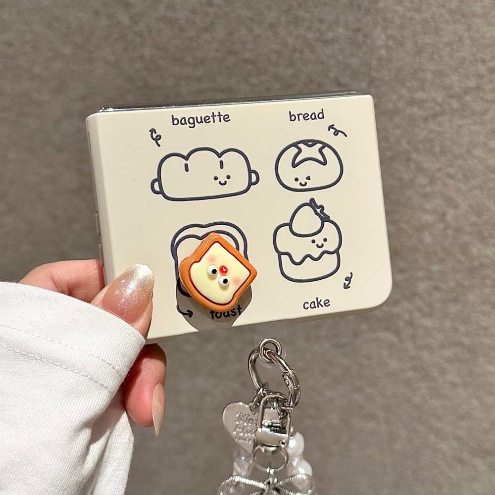 Line Art Toast Bread Phone Case For Huawei P60 Foldable Pocket2_voghion.com