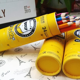 True Color Cool 24 Color Cartridge Color Pencil CK-036-24 Hexagon Color Pencil