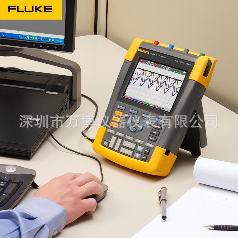 Fluke 190-202 102 062 502/S Handheld Portable Oscilloscope 2-Channel Oscilloscope