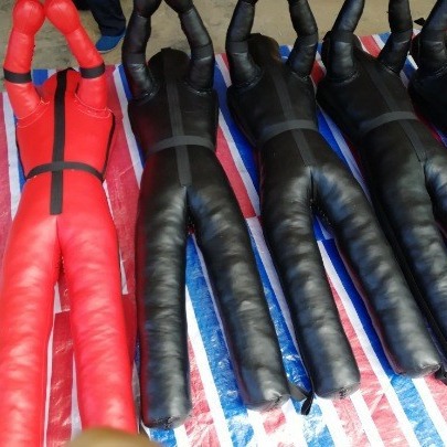 Ready-made Boxing Sandbag Dummy with Fire on the Same Day Judo Jiu Jitsu Training Dummy