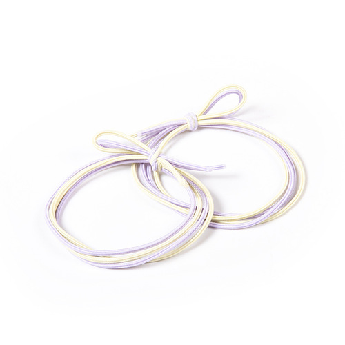Korean two-color four-in-one knot hairband with small butterfly bow, basic hair tie, simple hairband, hair clip, head accessory