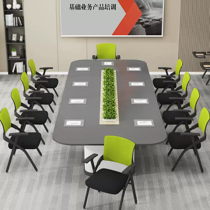 Folding Training Chair with Table Board Conference Room Meeting Chair Training Table and Chair Integrated Foldable Office Training Class Chair