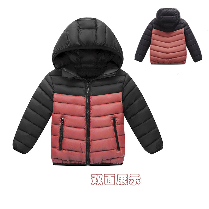 Ropa de otoño e invierno para niños Abrigo acolchado de algodón para niños abrigo corto Niños y Niñas de dibujos animados abrigo engrosado bebé Abrigo acolchado de algodón