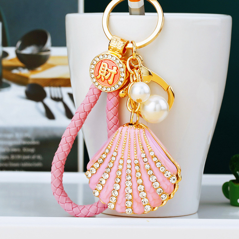 55g Weight Lobster Trigger Clasp Closure Clasp Closure Type Rhinestones Inlay Material Keychain Classification 1 Piece Quantity Daily Occasion Zinc alloy Material Shell Pattern Unisex Gender Plating, Diamond Design Elegant, Cute, Simple Style Style 1 Piece Elegant Cute Simple Style Shell Zinc Alloy Plating Diamond Rhinestones Unisex Lobster Trigger Clasp Closure Keychain 8