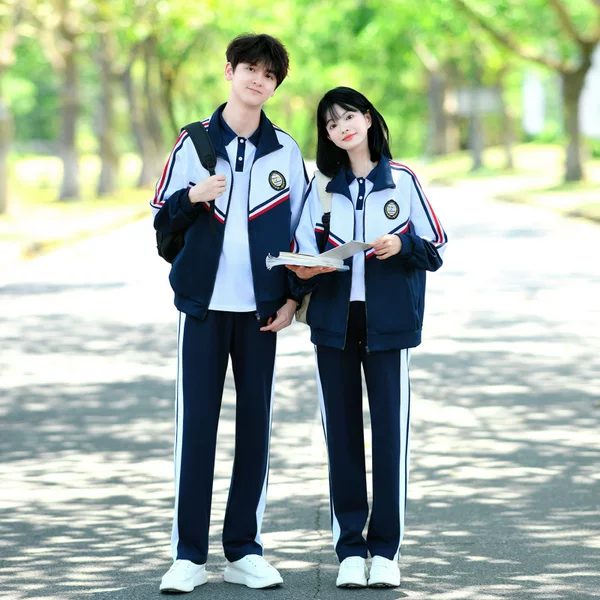 New Autumn Class Uniform Three-Piece Set for Junior High School Students Campus Casual Sports Games High School Students College Style School Uniform Set