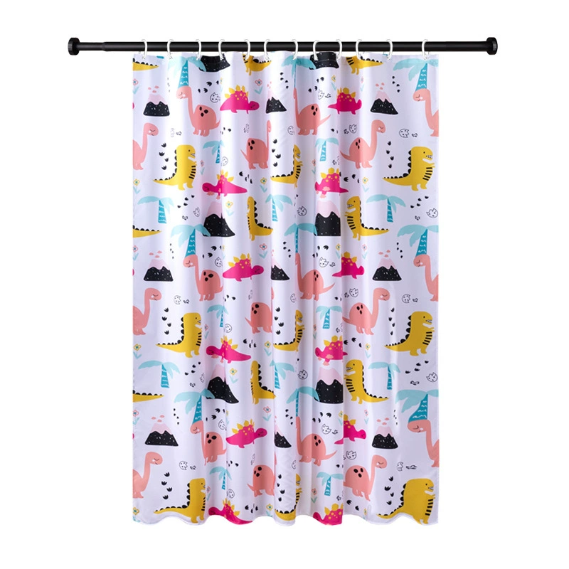 Cartoon waterproof curtain, (Cross-border trading), polyester
