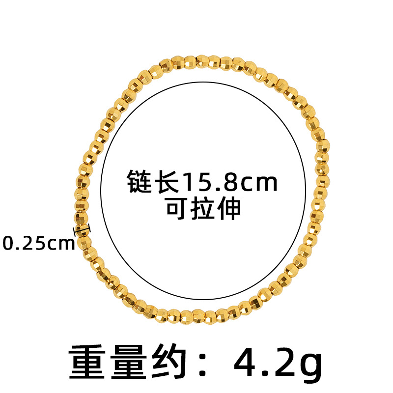 Brazalete de perlas de oro de arena, bolsas retro lujosas, joyas de perlas láser populares, accesorios Yiwu al por mayor transfronterizos