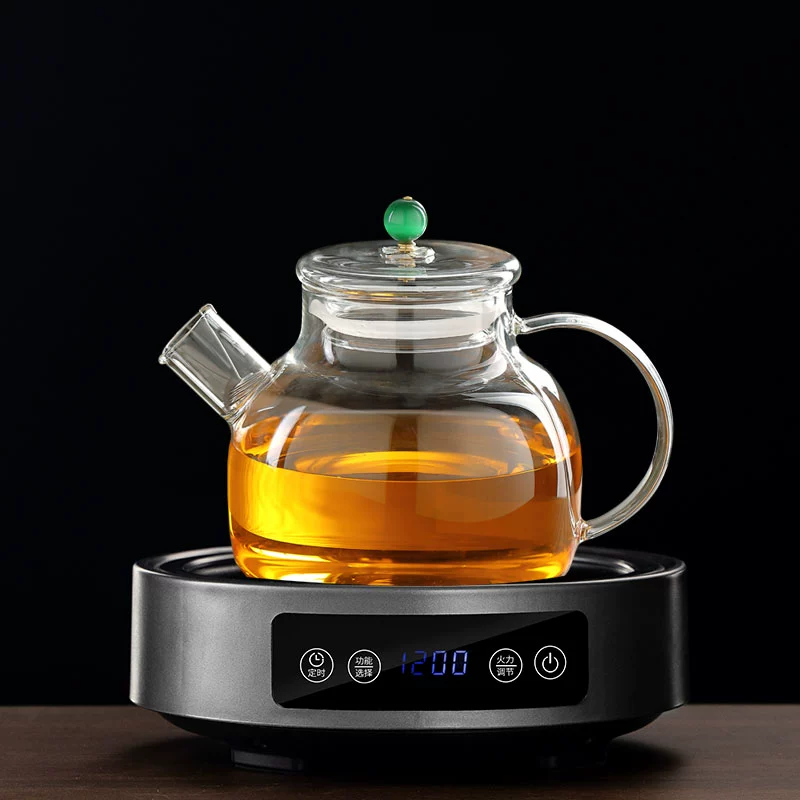 Glass teapot, capacious fruit flavored tea for home use, tea set