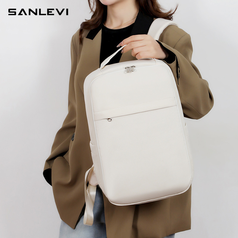 Japanese Backpack Laptop Bag Notebook Backpack 16inch Men's Simple Solid Color Women's Japanese Style Large Capacity Casual School Bag