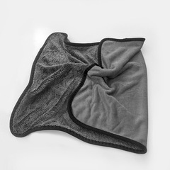 650GSM thickened car wash towel special rag twisted braid cloth absorbent car wipe car cleaning tadpole cloth