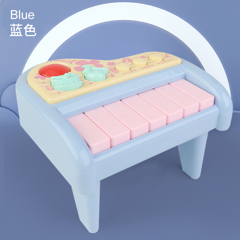 Piano infantil juguetes de enseñanza temprana iluminación historia de música bebé mini piano electrónico regalo de cumpleaños