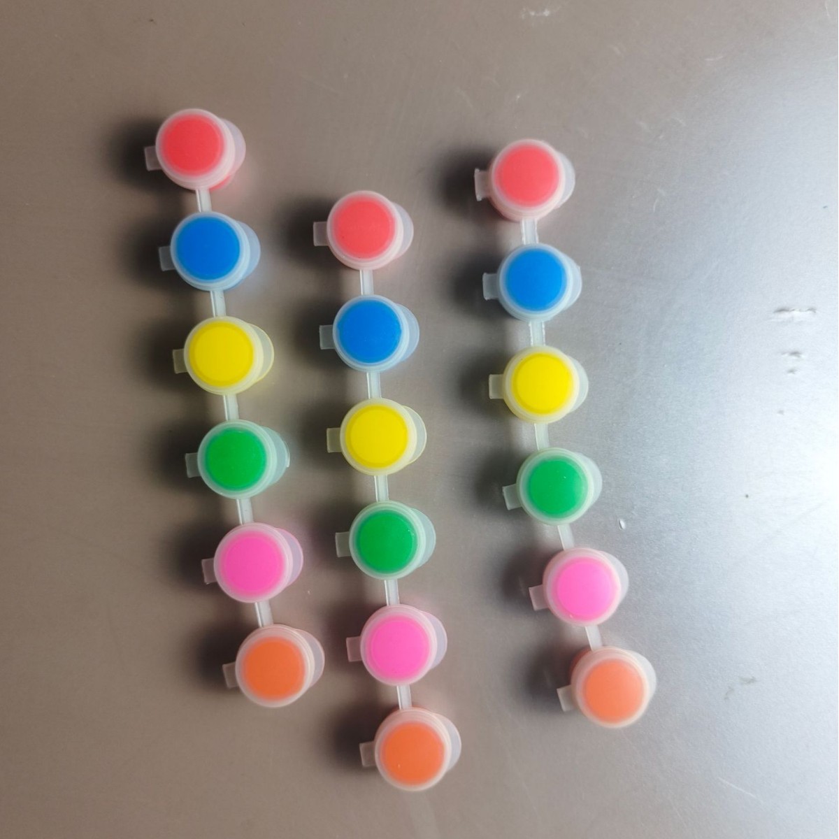 Niños 12 colores lavables pintura pintura di di graffiti pintura de yeso desechable 3 paquetes de pintura unidos