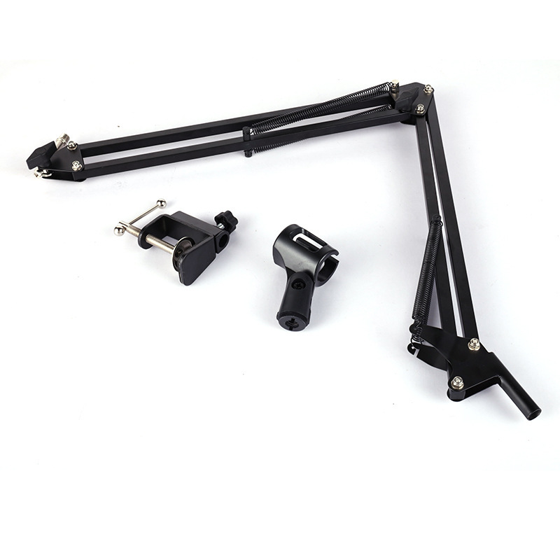 NB-35 micrófono directo de fábrica soporte de micrófono universal soporte voladizo de escritorio de 360 ° todo-ronda