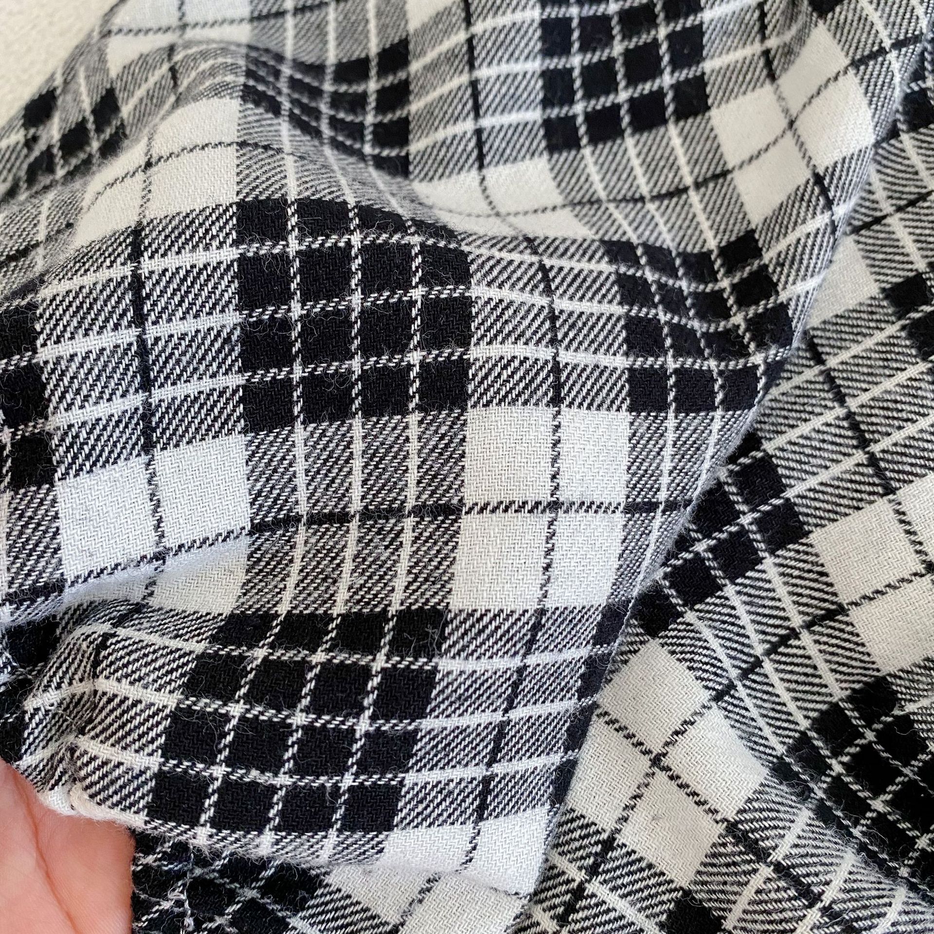 2024 Herbst/Winter Neue Baumwolle Weibliche Baby Karierten Langarm Top Strickjacke + Hose zweiteiliges Set_voghion.com